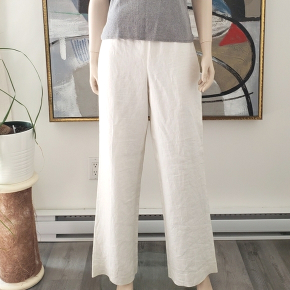 Jones New York | Wide-leg Linen Pants - Picture 1 of 3